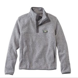 Men's L.L.Bean Sweater Fleece Pullover in Grey Heather